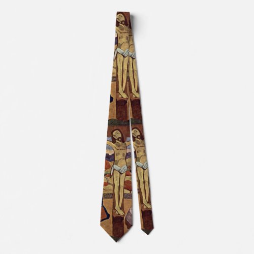 Yellow Christ by Paul Gauguin Vintage Fine Art Tie