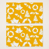 Yellow Christmas Pattern (Front & Back)