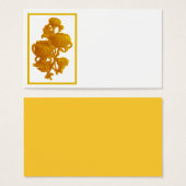 Yellow Chrysanthemum (Front & Back)