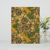 Yellow chrysanthemum flowers (Standing Front)