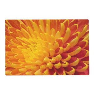 Yellow Chrysanthemum Laminated Placemat