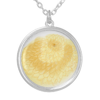Yellow Chrysanthemum Necklace
