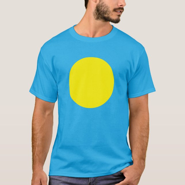 Yellow Circle / Palau - Patriotic Tee T-Shirt (Front)