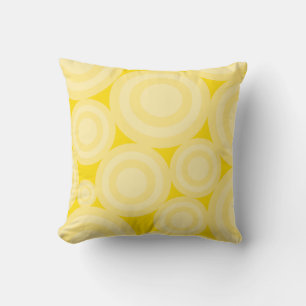 Yellow Circles American MOJO Pillow