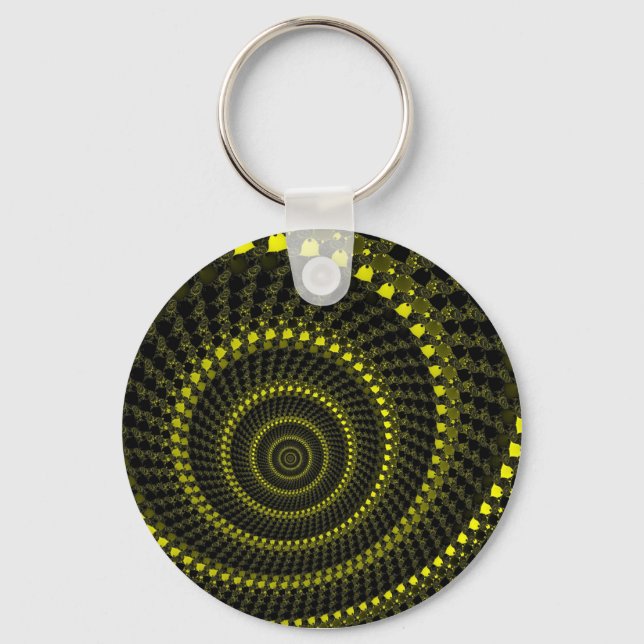 Yellow Circles Keychain (Front)