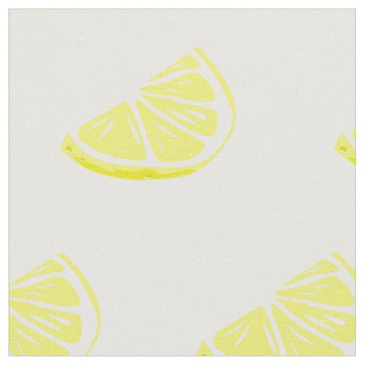 Yellow Citrus Fruit Lemons Fabric