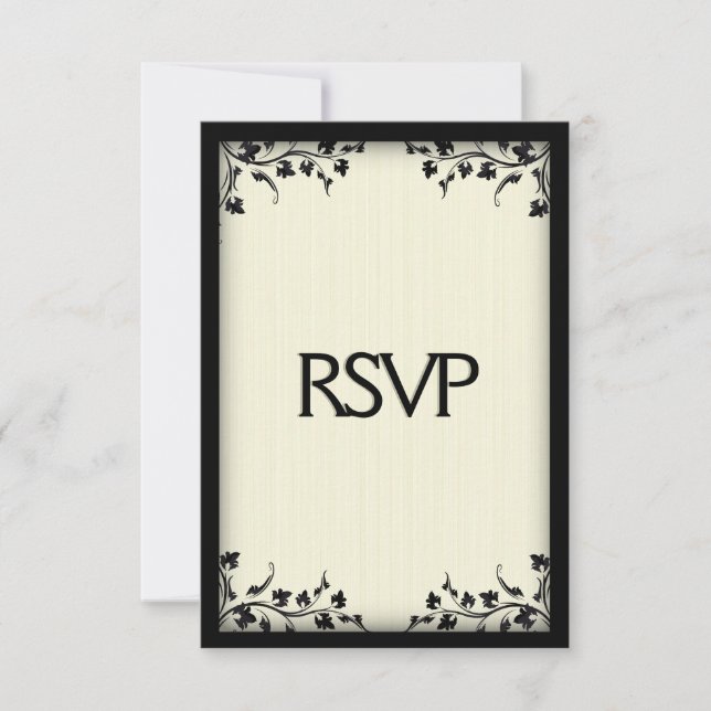 Yellow Class RSVP with Menu (Front)