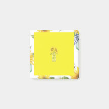 Yellow Clear Vase Sunflower