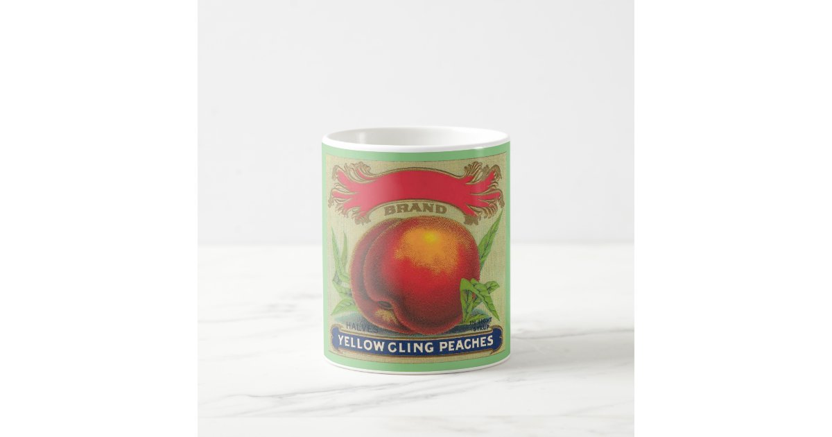 Yellow Cling Peaches Coffee Mug | Zazzle