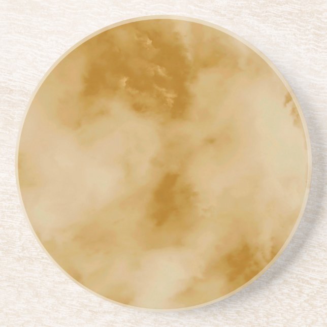 Yellow clouds coaster (Front)