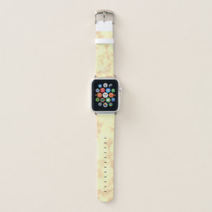 Yellow Clouds Personalized Apple Watch Band