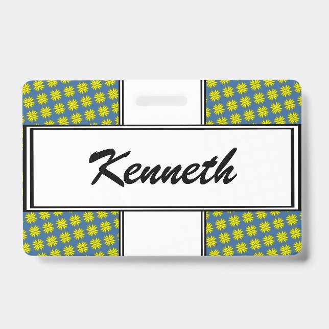 Yellow Clover Ribbon by Kenneth Yoncich Badge (Front)