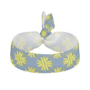 Yellow Clover Ribbon by Kenneth Yoncich Hair Tie
