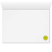 Yellow Clover Ribbon Template by Kenneth Yoncich (Inside Horizontal (Bottom))