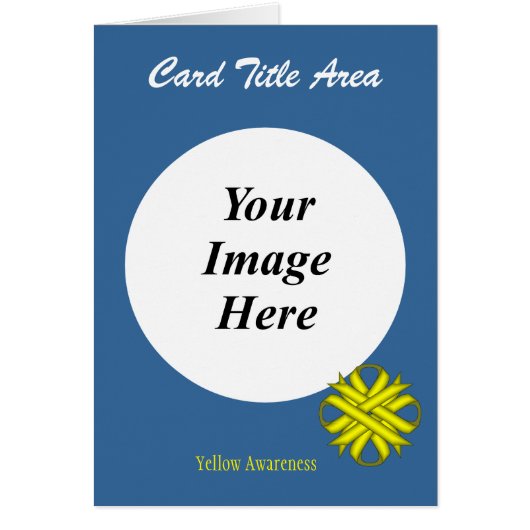 Yellow Clover Ribbon Template by Kenneth Yoncich (Front)