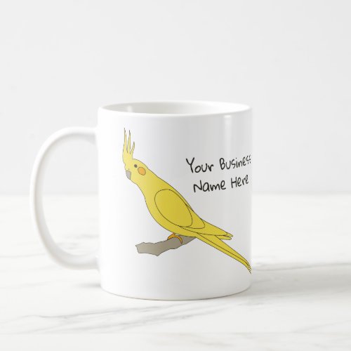 Yellow Cockatiel Bird mug Custom Coffee Mug