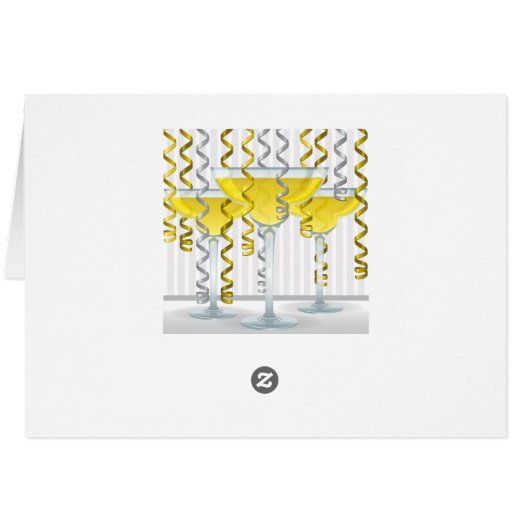 Yellow cocktail and ribbon (Back Horizontal)