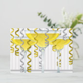 Yellow cocktail and ribbon (Standing Front)