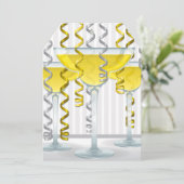 Yellow cocktail and ribbon (Standing Front)