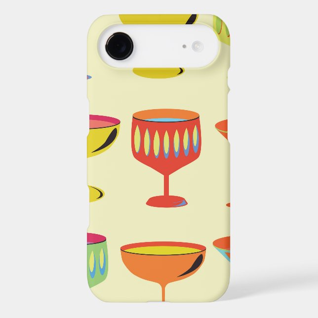 Yellow cocktail time Case-Mate iPhone case (Back)