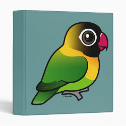 Birdorable Yellow-collared Lovebird Avery Signature Binder 8.5x11