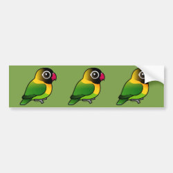 Birdorable Yellow-collared Lovebird Bumper Sticker