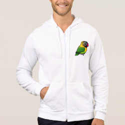 Birdorable Yellow-collared Lovebird American Apparel California Fleece Zip Hoodie
