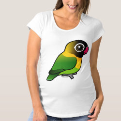 Birdorable Yellow-collared Lovebird Maternity T-Shirt