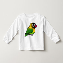 Birdorable Yellow-collared Lovebird Toddler Long Sleeve T-Shirt