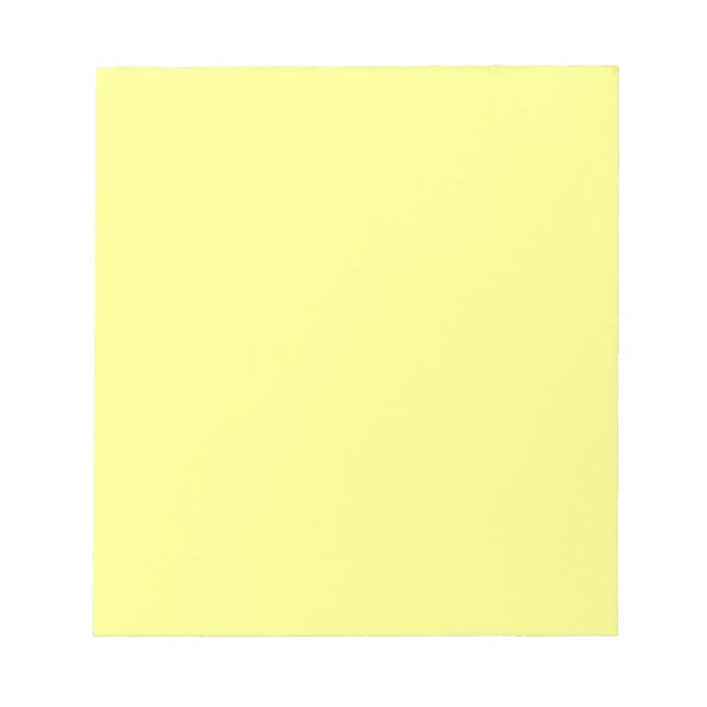 Yellow Color Customized Designer Notepad (Front)