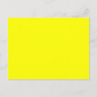 Yellow Color Customized Designer Postcard