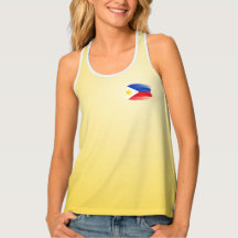 Yellow Color Gradient with Philippines Flag