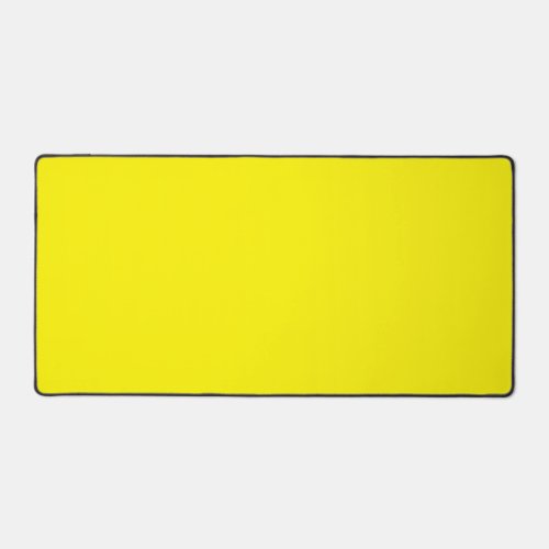 Yellow Color Simple Monochrome Plain Yellow Desk Mat