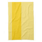Yellow colorblock two tone kitchen towel