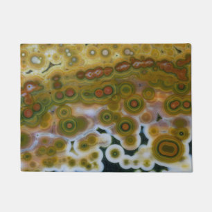 Yellow Colored Ocean Jasper Doormat