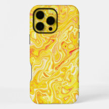 Yellow Colorful Abstract Marble Texture Liquid