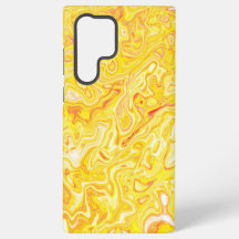Yellow Colorful Abstract Marble Texture Liquid