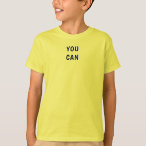 yellow colour t-shirt for kids casual wear