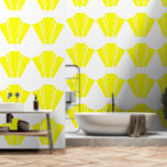 Yellow Coloured Art Deco Design  Wallpaper<br><div class="desc">Wallpaper yellow coloured art deco design that can be customised with any text. Should you require any help with customising then contact us through the link on this page. Yellow coloured art deco design wallpaper</div>
