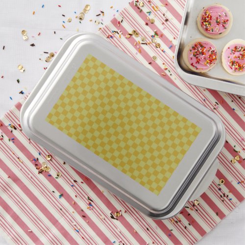 Yellow Combination Checkerboard by ShirleyTaylor Cake Pan