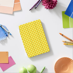 Yellow Combination Checkerboard by ShirleyTaylor iPad Mini Cover