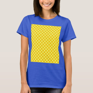 Yellow Combination Classic Checkerboard by STaylor T-Shirt