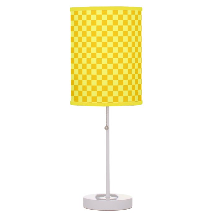 Yellow Combination Diamond Checkerboard Lamp