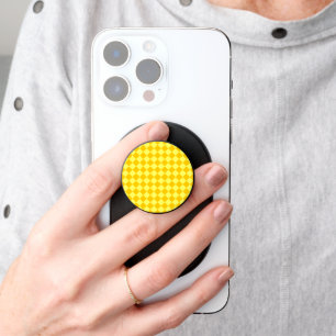 Yellow Combination Diamond Pattern by STaylor PopSocket