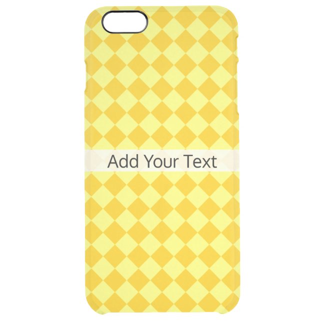 Yellow Combination Diamond Pattern by STaylor Uncommon iPhone Case (Back)