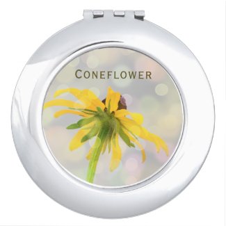  Yellow Coneflower on Old Gold 