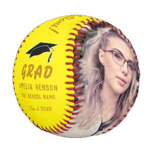 Yellow Congratulations Grad Graduation 2 Photo  Baseball