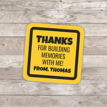 Yellow Construction Birthday