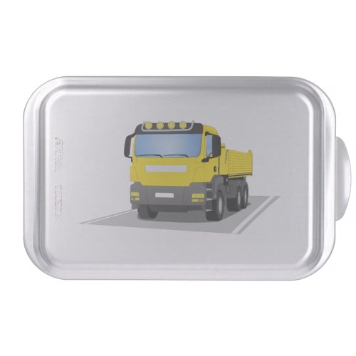 yellow construction sites HGV Cake Pan