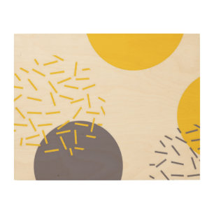 Yellow, cool, modern, trendy geometric art